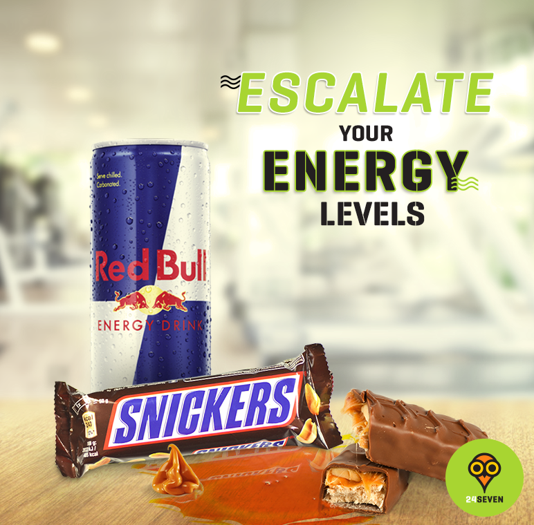 Power Pack Combo (1 Energy or Coffee product and 1 bag of chips or candy bar.)